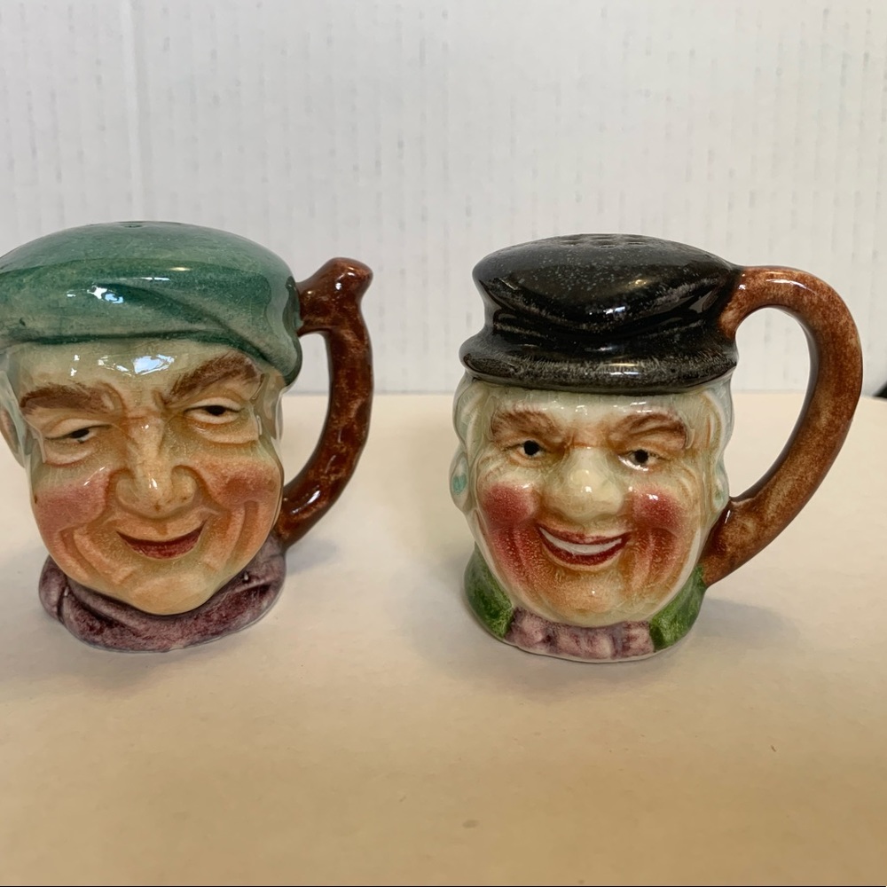 Vintage Toby Mug Style Salt and Pepper Shaker